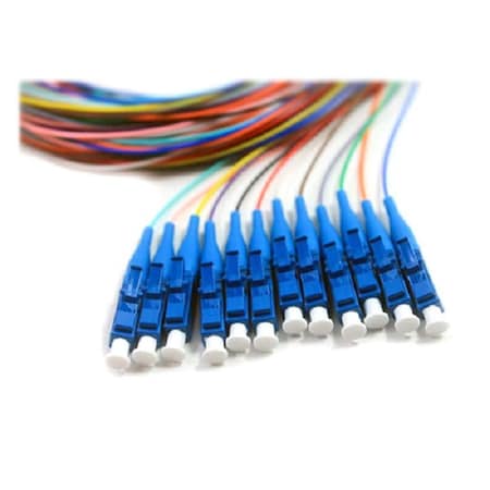Cable Wholesale CableWholesale  3 m 12 Strand Fiber Pigtail Singlemode Cable, Blue 15F1-00112